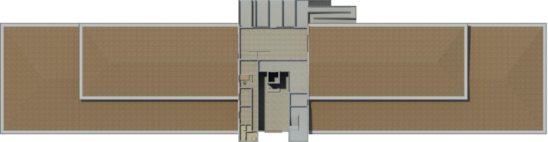Tercera y cuarta planta del Edificio de control