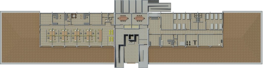 Segunda planta del Edificio de control